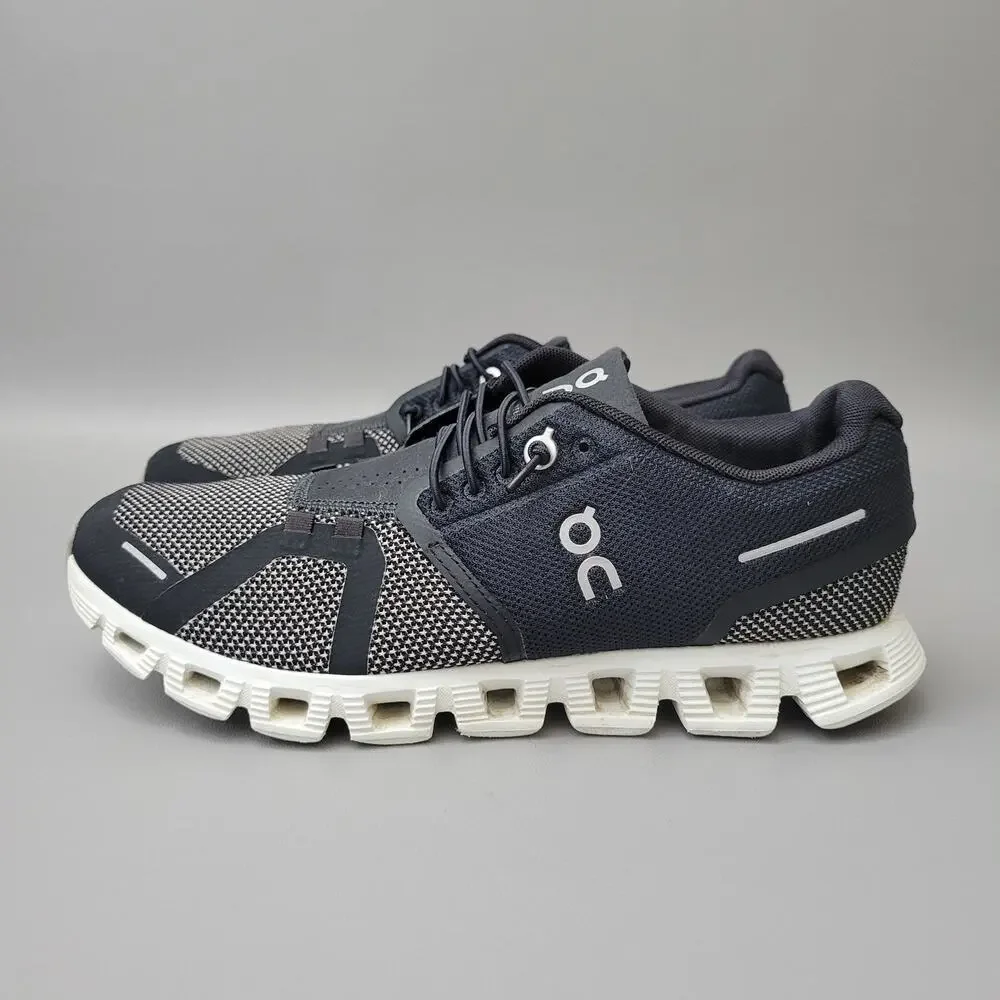 ON Cloud 5 Combo Black Alloy Shoes Sneakers Womens 7.5 Running Athletic 79 9884
